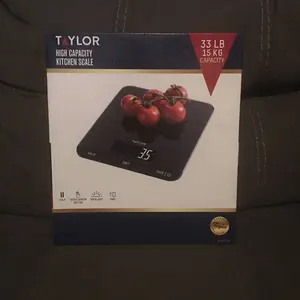 Taylor High Capacity Kitchen Scale Black