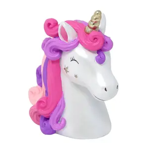Sparkling Unicorn Princess Piggy Bank - Magical Coin Saving for Girls