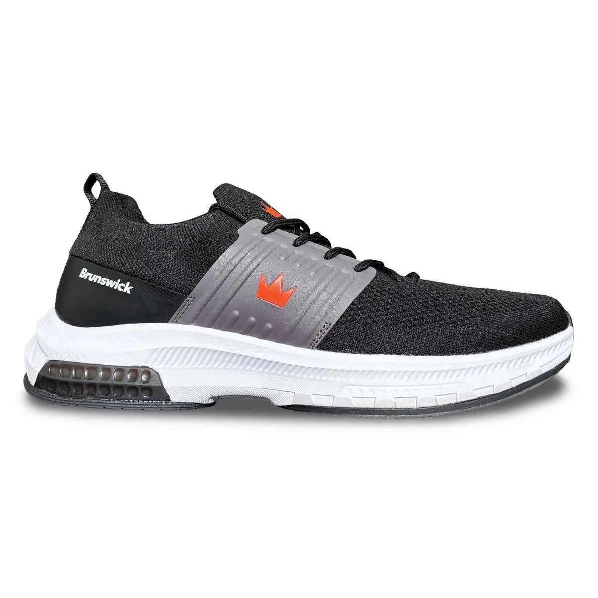 Brunswick Mens Alpha Max Black Bowling Shoes