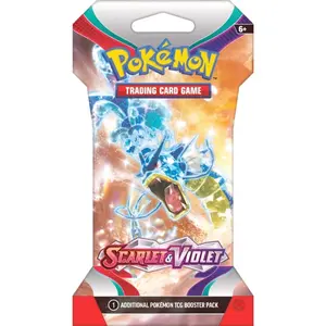 Sleeved Scarlet and Violet Booster Pack (Live Opening)