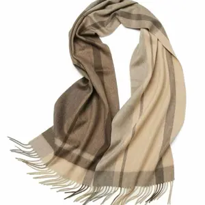 Li Shen Fashion 1032 Heritage Plaid Cashmere Scarf Soft Plaid Design Ideal for Winter Wear in Rich Crimson with Deep Green and Golden Tones