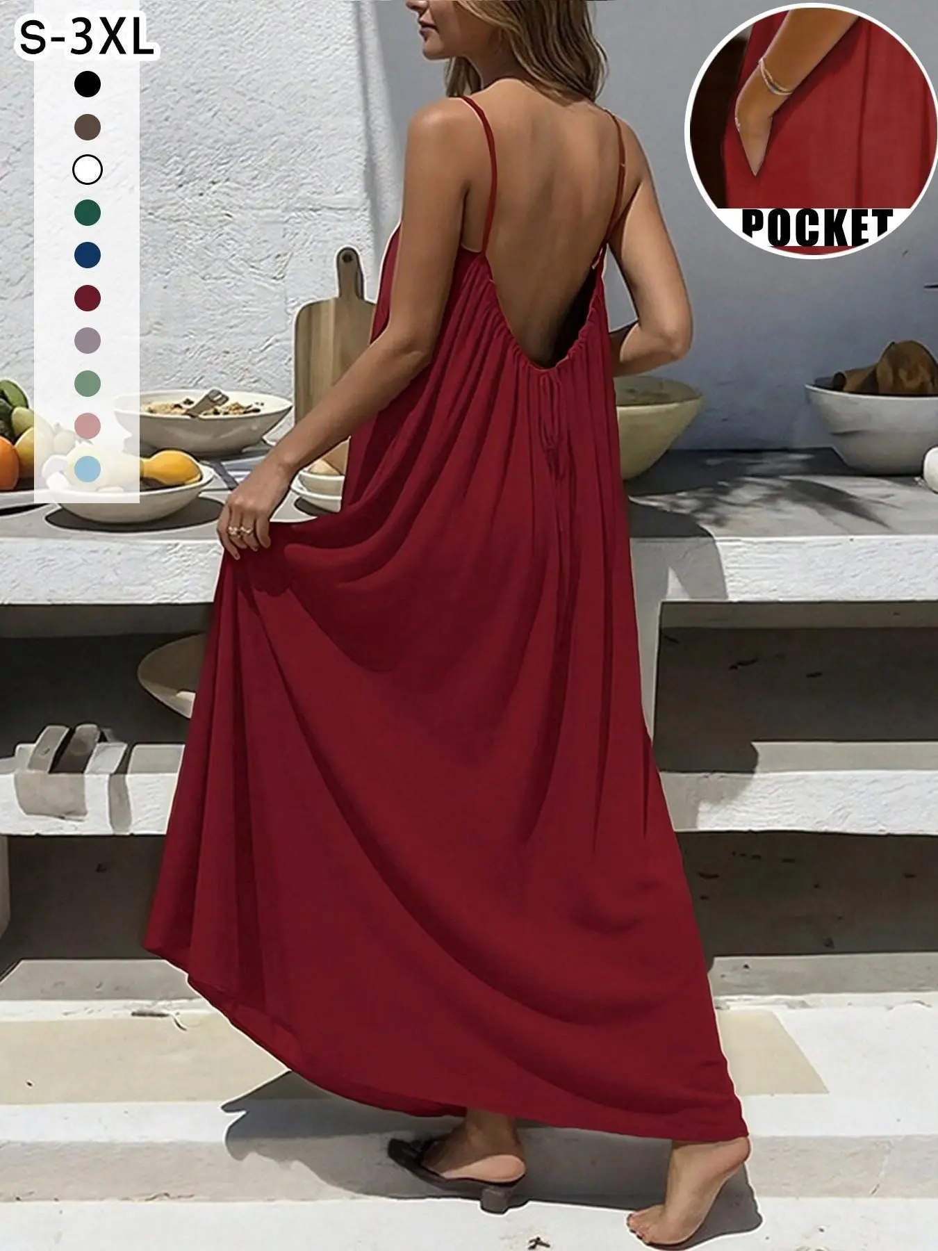 New Women's Backless Cami Dress, Loose-Fit Homewear, Sexy Sleepwear, Beach Cover-Up, Multiple Colors & Sizes Available - TikTok Shop New Women's Backless Cami Dress, Loose-Fit Homewear, Sexy Sleepwear, Beach Cover-Up, Multiple Colors & Sizes Available - TikTok Shop