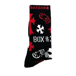 Chrome Hearts Single Stencil Sock Pair Black