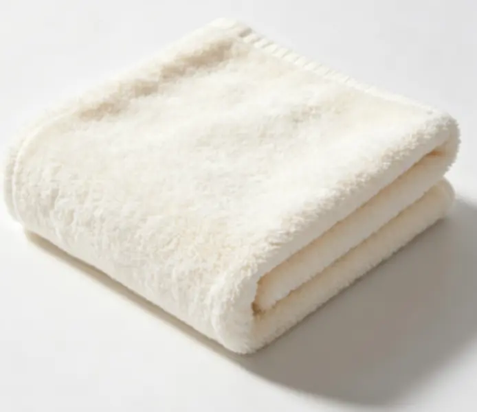 Soft Coral Fleece Bath Towel Milk White Quick Dry Super Absorbent Fluffy Towel For Bathroom Shower Travel Household Use