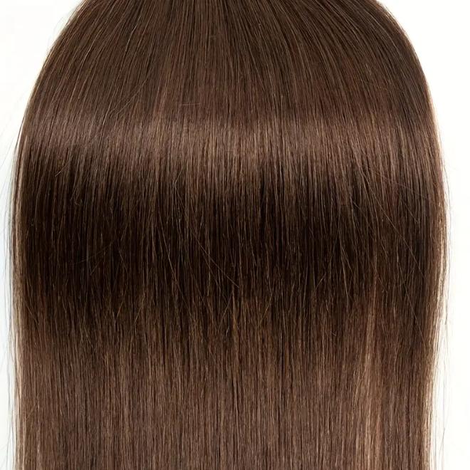 7Pcs Seamless Clip-In Straight Brazilian Remy Human Hair Extensions No Glue PU Clips 12-24 Inch 110-120g Natural Black Brown Blonde Adds Volume Length Quick Transformation Versatile Styling