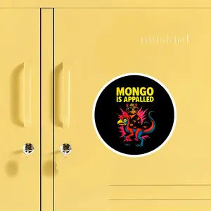 Dungeon Crawler Carl Magnet, Mongo Is Appalled Magnetic Sticker, Prepotente Meme Desgin, This Is An Outrace Fridge Maget, Perfect for college dorm rooms, school lockers, stocking stuffers, refrigerators