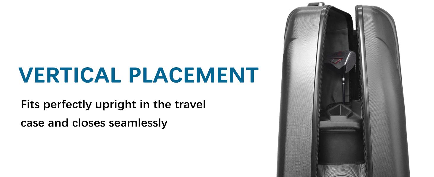 UNIHIMAL Full Hard Case Golf Travel Bag with Wheels, Travel Case - Ultimate Protection, Waterproof & Durable, Specially Designed for Airline Transport