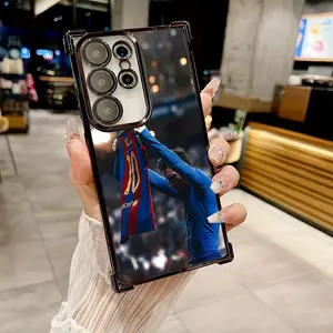 Football Sports Messi Style No. 10 Popular Phone Case for Samsung S25, S24, S23, S22, S21, S20 FE Ultra Plus 4G/5G - Premium Shockproof Transparent Protective Cover