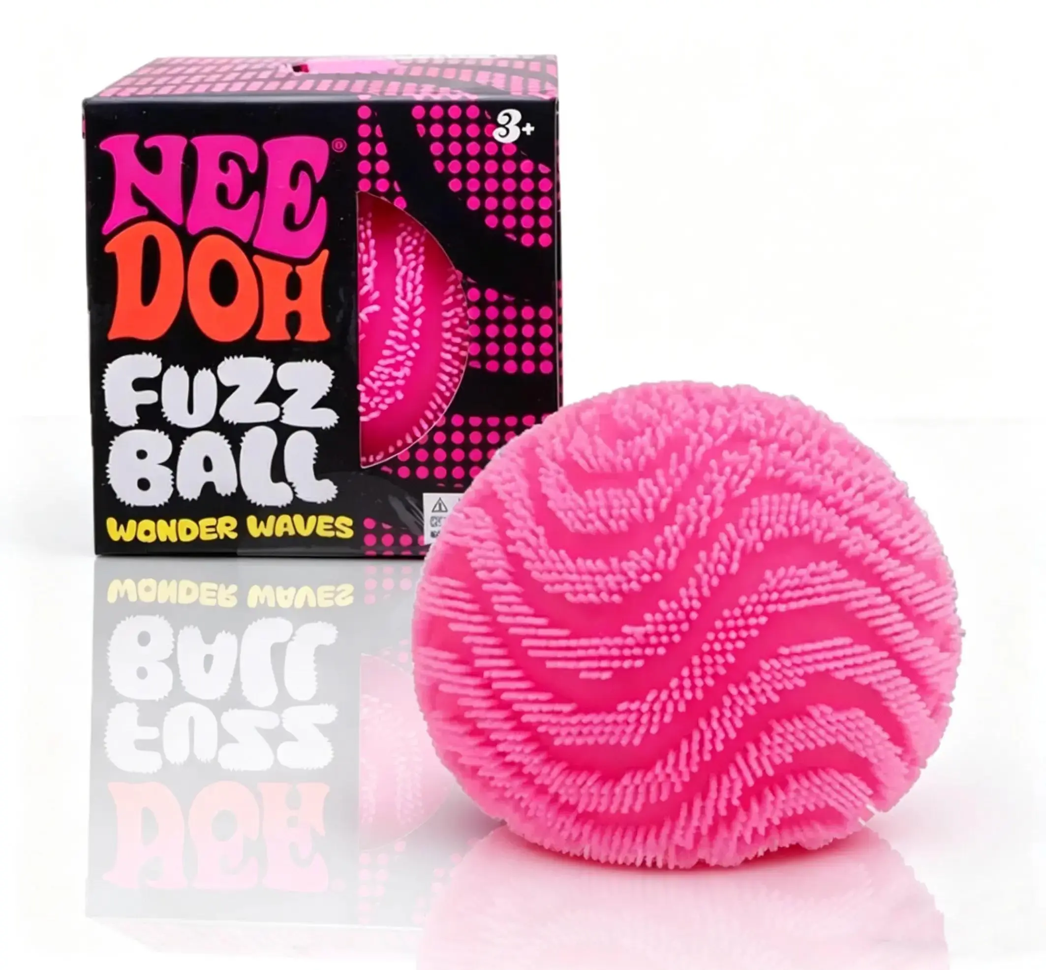 Sensory Squeeze Fidget Toy | Fuzz Ball Wonder Waves | Velvet Wavy ...