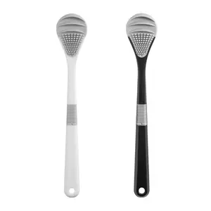 Tongue Scraper Cleaner for Adults & Kids, Dual-Sided Antibacterial Tongue Brush, Reduce Bad Breath & Oral Odor, Ergonomic Non-Slip Handle Oral Care Tongue Cleaner for Daily Mouth Hygiene (2PCS) Toothbrush Toothbrush Toothbrush Toothbrush
