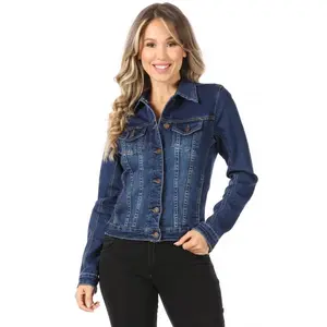 Alicia Denim Jacket with Stretch Fabric