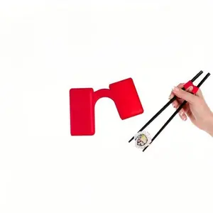 1Pc Plastic Chopstick Clamp Chopstick Aid, Chinese Chopsticks Trainer Holder for Adults Beginner Trainers Reusable Training Small Chopstick Helper