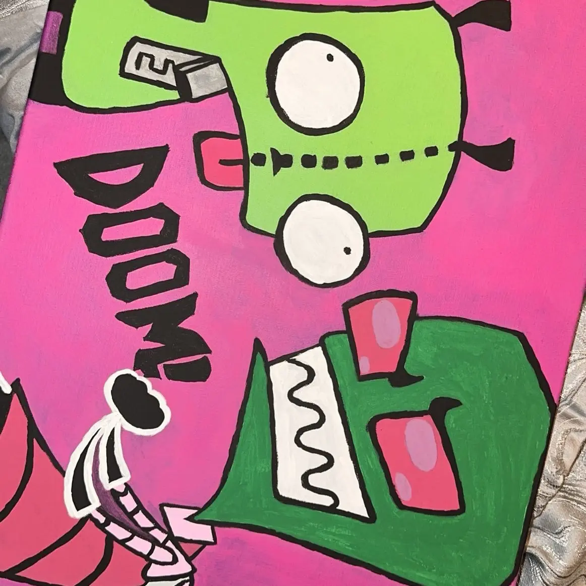 Custom Cartoon Canvas Paintings