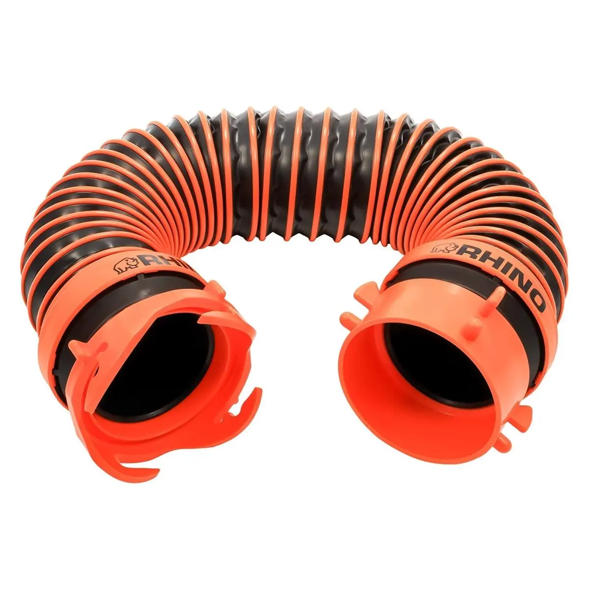 CAMCO RhinoExtreme 2 ft. Crush-Proof Flexible Compartment Hose for Boating, Exoskeleton Design, Abrasion Resistance, Swiveling Fittings, Flexible Hose