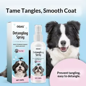 Pet Cat Dog Hair Detangling Spray, Moisturizing Care, Anti-Static, Fluffy Fur, Grooming Mist, Pet Care Essentials