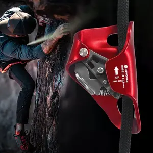 Rock Climbing Chest Ascender CE Certified Rope Clamp 8 13MM Rope Vertical Climbing Abdominal Ascenders