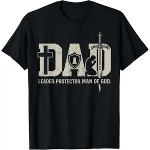 Father's Day Best Dad Vintage   Men's vintage T-shirt of God husband dad Christian father Father's Day   good graphic tees