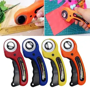 Rotary Cutter 45mm Card Paper Sewing Quilting Roller Fabric Cutting Tailor Scissors Tool Dress Clothes Making DIY Tool