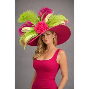 Fuchsia Pink - Kentucky Derby Hat
