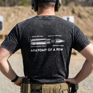 Anatomy Of A Pew Washed TShirt, Funny Gvn Washed T-Shirt, Funny Gvn Owner Gift, Gvn Lover Shirt, Patriotic Shirt, Shirt For Men,Fathers Day Gift,Gift For Him