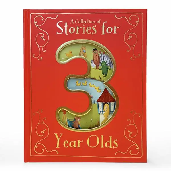 USED Book - A Collection of Stories for 3 Year Olds by Parragon Books (Hardcover) - english