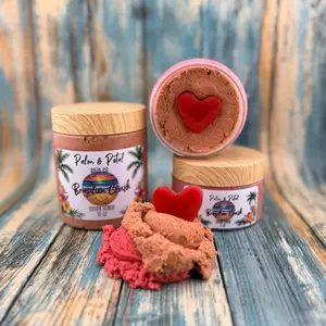 Brazilian Crush Sugar Scrub | Exfoliating & Moisturizing Body Scrub with Shea Butter, Rosehip Oil & Coconut Milk | Tropical Warm Scent