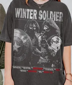 Limited Winter Soldier T-Shirt, Winter Soldier Bucky Barnes Bootleg Fan Tee T-Shirt, Gift For Women and Man Unisex T-Shirt 8DT