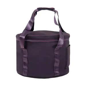 14 inch canvas purple singing bowl music bowl crystal bowl handbag