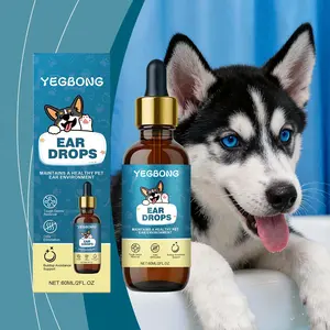 Dog Ear Care Drops Mild Ingredients, Cleans & Nourishes Pet Ears