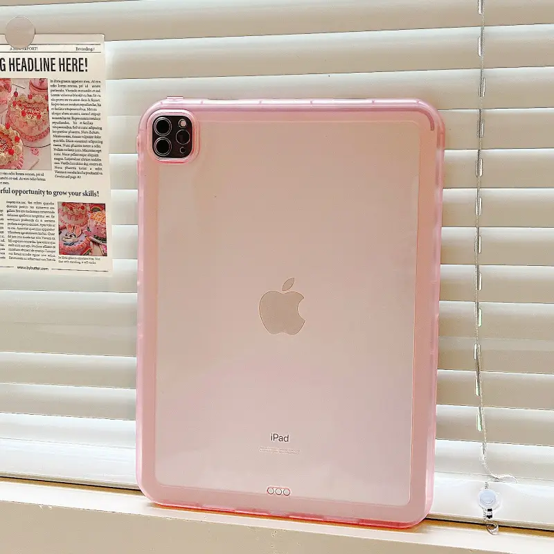 Shockproof transparent candy tablet casing protective case for iPad 7/8/9/10/11 Air 3/4/5/6/7 Mini 4/5/6 Pro, Tablet Accessories