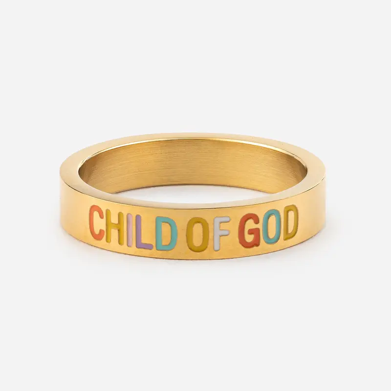 Gold Child of God Ring