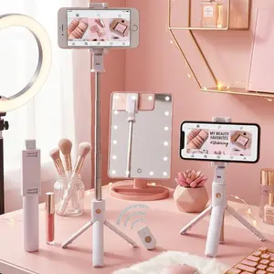 Selfie Stick Tripod with Bluetooth Remote
