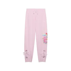 PUMA Womens Care Bears X Sesame Street Relaxed Sweatpants Casual - Pink