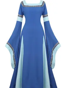 Milalee Womens Fairy Renaissance Dress Medieval Irish Peasant Style Ball Gown Perfect for Costume Parties Renaissance Fairs 6508
