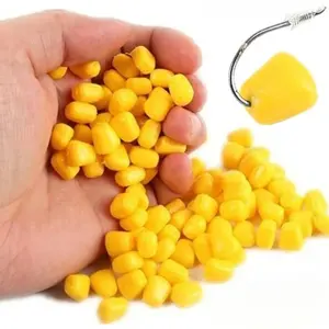 Cream Scented Soft Pellets Fishing Bait, Fake Corn for Carp & Grass Fish, Universal Freshwater Saltwater Lure, High Attraction, Long Lasting Aroma, Multi Color Fishing Gear Upgrade Kit
