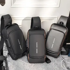 Password Protected Chest Bag - Men's Anti-Theft Bag with Lock for Secure Storage, Ideal for Gym, Travel, and Motorcycle Trips, Lightweight and Ergonomic Design for All-Day Wear