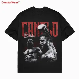 Canelo Alvarez Tee, Boxing T-shirt, UFC MMA Shirt, Gym Wear, Gift for Fighters, Sports Apparel 5AA