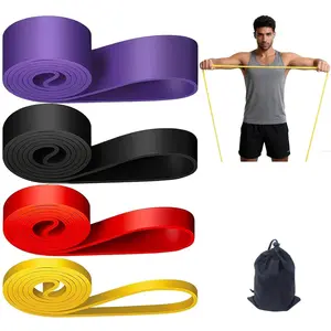Resistance bands set, pull up assistance bands, fitness bands and exercise bands. Ideal for full body workout, stretching & shaping and muscle training.