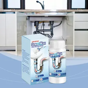Drain Pipe Clog Prevention Cleaner, Sewer Hair Oil Grease Clean Dissolve Smooth Flow, Effective Drain Cleaning Agent, Drain Clog Remover
