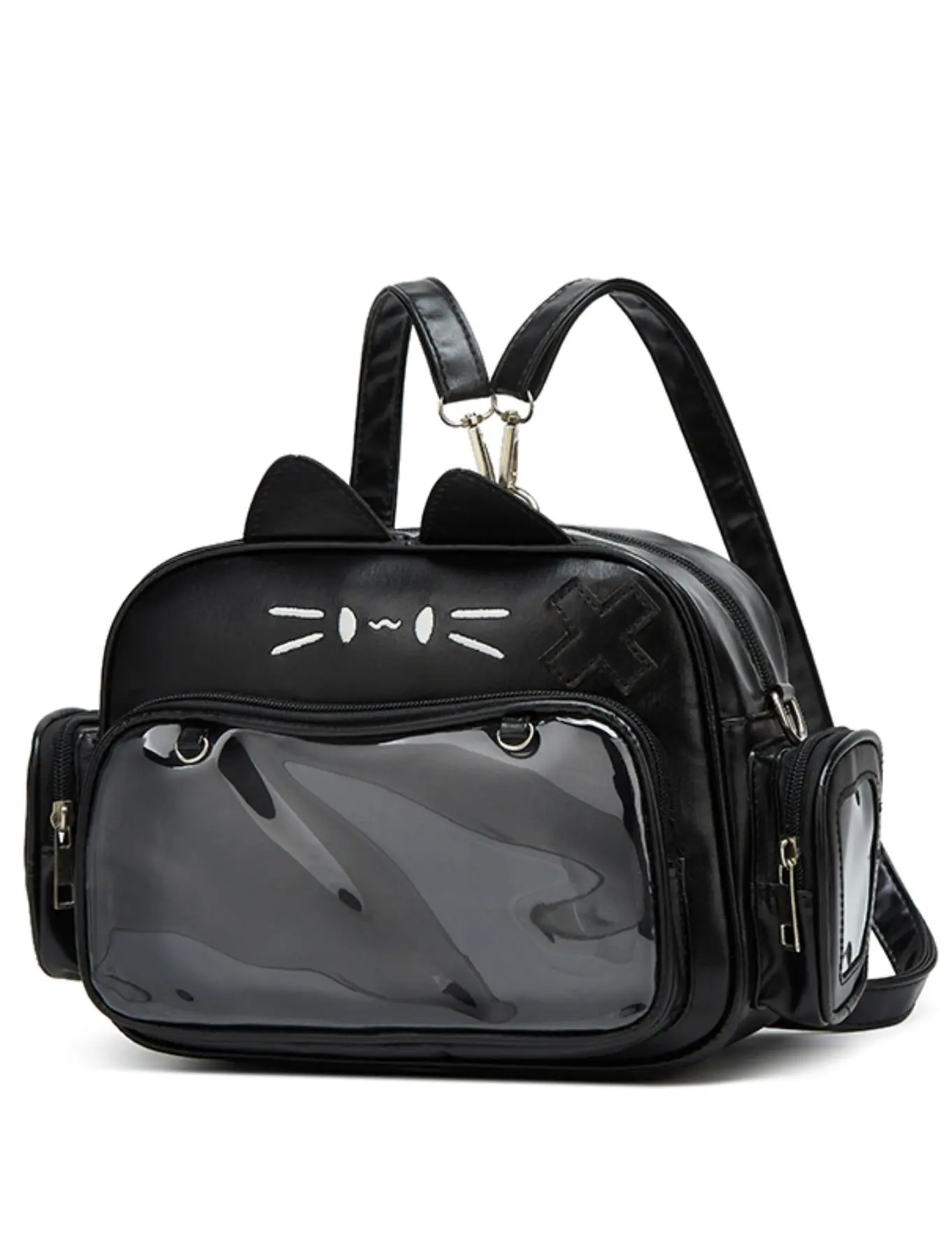 Cute Mechanical Cat Shoulder Bag for Women, Versatile Crossbody Bag, Fashionable Daily Use, Casual Style, All Seasons, Crossbody Messenger Bag, Casual Crossbody Bags, Stylish Versatile Bag