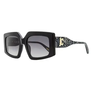 Just Cavalli Butterfly Snakeskin Sunglasses SJC020K 0700 Black 54mm
