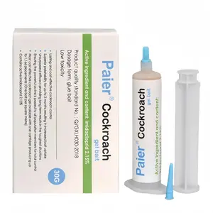 Indoor Cockroach Exterminator, Insect Repellent, 1 tubes x 30g, 1 plungers and 2 tips, German Cockroach Pest Control, Can be used indoors and outdoors, Cockroach Killing Gel for American Cockroaches, German Cockroaches and other major cockroach species