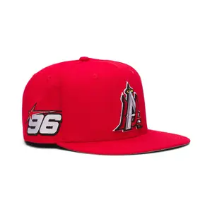 Red Angels vs Demons Fitted mens hats