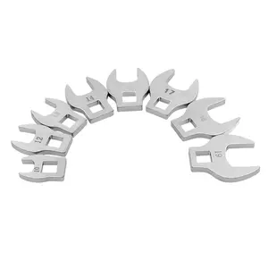 8Pcs 3/8inch Drive Crowfoot Wrench Set 10-19mm Foot Open End Spanner Torques