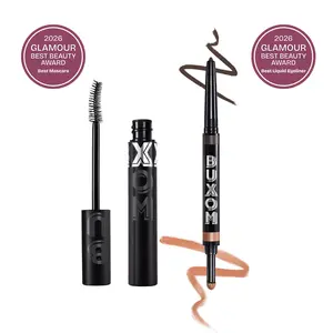 Glamour Award-Winning Eye Makeup Set - Lash Xtension Tubing Mascara + Flip Side Waterproof Eyeliner & Eyeshadow Duo | 24HR Wear, Smudge-Proof Glamour Award-Winning Eye Makeup Set - Lash Xtension Tubing Mascara + Flip Side Waterproof Eyeliner & Eyeshadow Duo | 24HR Wear, Smudge-Proof