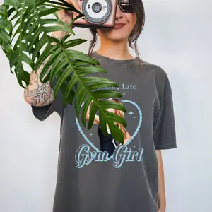 Funny Cause I'm A Gym Girl Shirt, Fall Workout Apparel, Gift for Gym Lover, Workout Gift Funny Weightlifting Shirt, Gym Sweatshirt