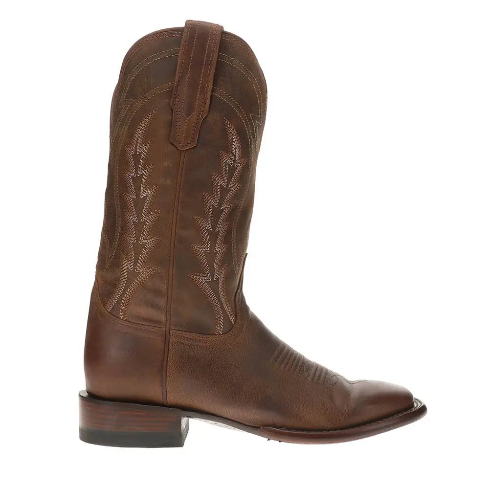 Tecovas Mens The Doc Square Toe Casual Boots Mid Calf - Brown Tecovas Mens The Doc Square Toe Casual Boots Mid Calf - Brown