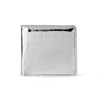 Reflective Logo Bi-fold Wallet - Silver 
