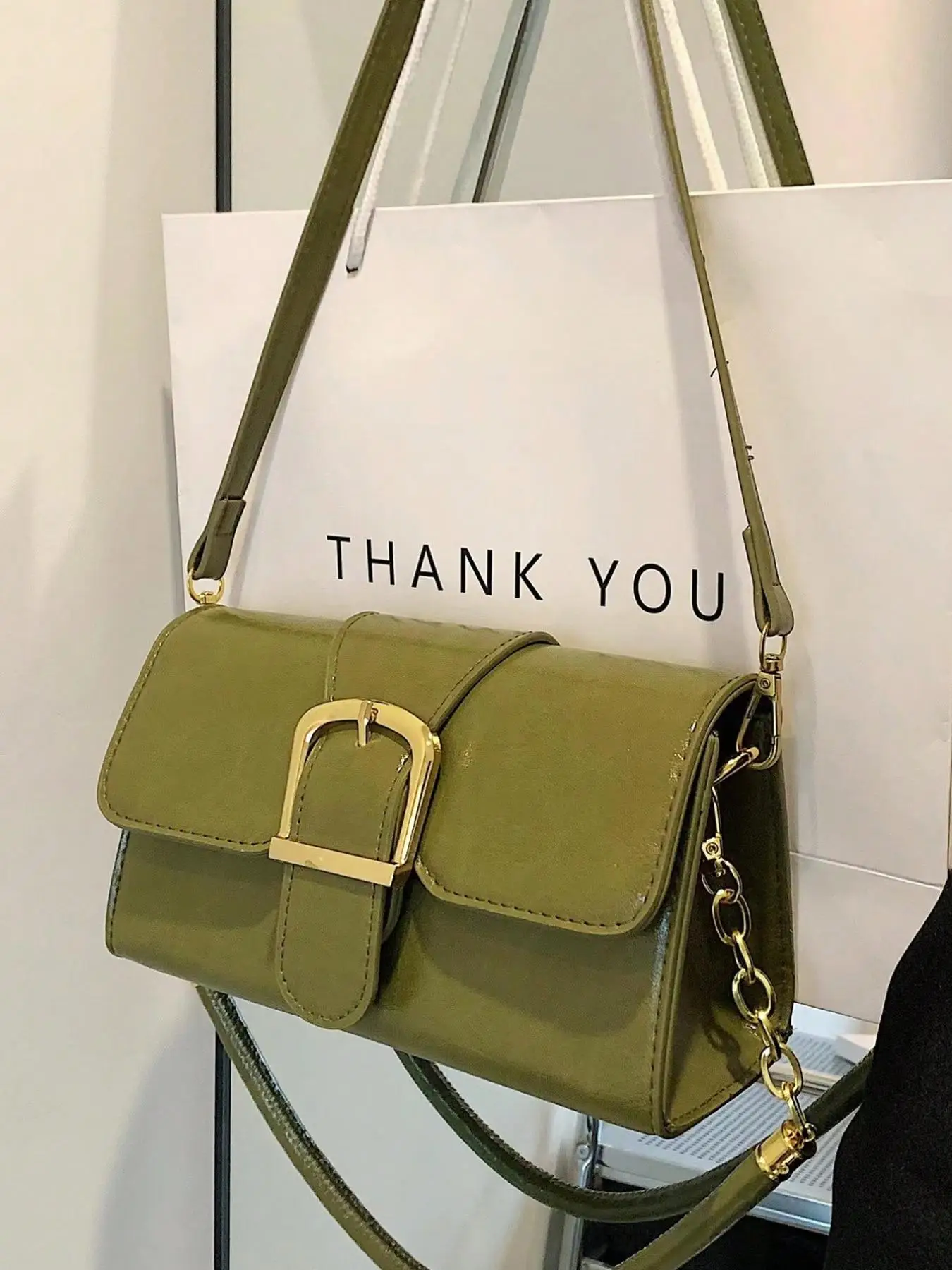 Women's Fashionable Solid Color Purse Shoulder Bag, Casual Versatile Crossbody Bag for Daily Used, Trendy High-quality Daily Commuting Bag