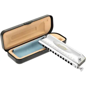 Chromatic Harmonica A, Chromatic Harmonica For Adults,12 Holes 48  A Key Mouth Organ harmonica For Professionals and Students(A)